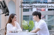 Clip-On AI Translation Earbuds