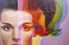 Hypercolored Portrait Layers