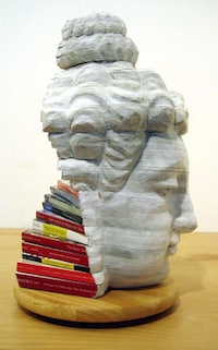 Awesome Telephone Book Sculptures Image 2