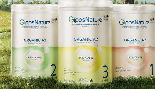 Clean Label Child Formulas : GippsNature Organic A2
