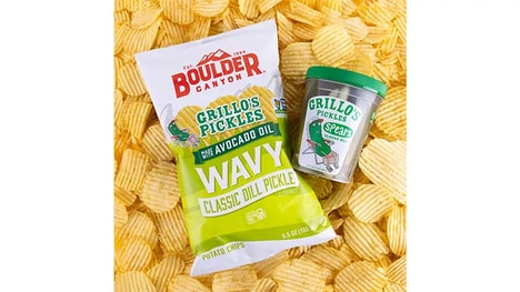 Branded Pickle Snack Chips