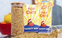 Crunchy Popped Oat Snacks