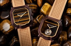 Opulent Tiger's Eye Timepieces