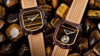 Opulent Tiger's Eye Timepieces Image 1