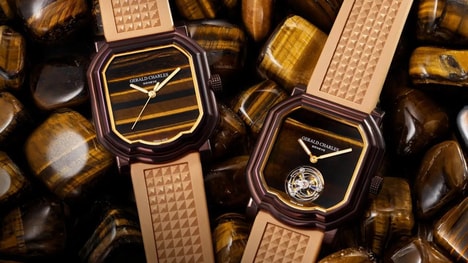 Opulent Tiger's Eye Timepieces