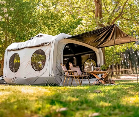 Interconnectable Cubic Camping Tents