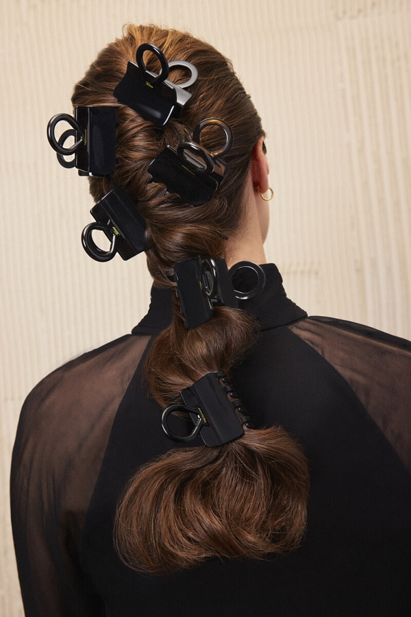 Bag-Shaped Hair Clips
