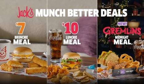 Schedule-Themed QSR Deal Menus