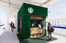 Micro Train Platform Cafes