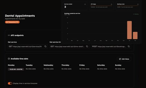 Developer Booking APIs