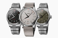 Textured Turbine-Inspired Timepieces