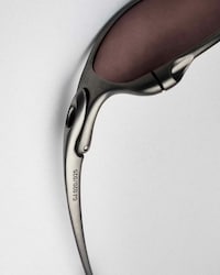 Y2K-Era Titanium Sunglasses Image 5