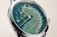 Opulent Oceanic Marquetry Timepieces