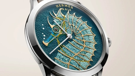Opulent Oceanic Marquetry Timepieces