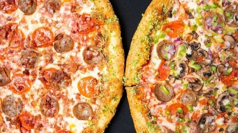 Artisan Triple-Meat Pizzas