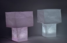 Flat-Pack Paper Lamps