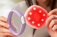 LED Light Hairbrushes