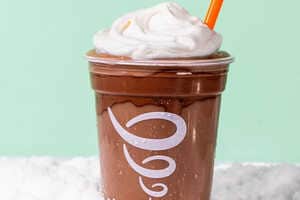 Icy Hot Chocolate Drinks: Jamba Frozen Hot Chocolate is Topped with ...