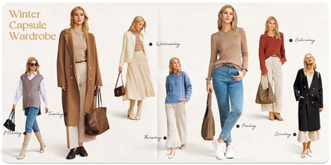 Coziness-Focused Winter Fashion Campaigns