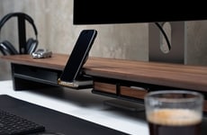 Adaptive Wood Monitor Stands