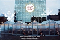 Whimsical Winter Village Attractions