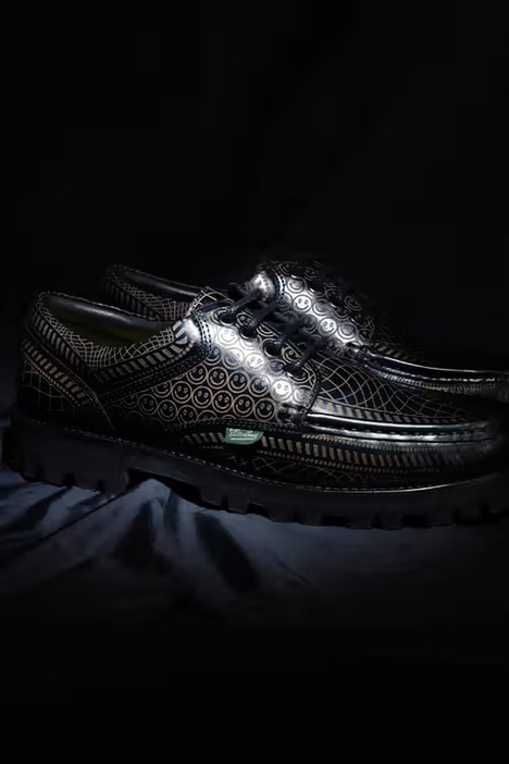 Textured Leather Footwear