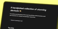 Curated Dev Tools