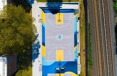 Flood-Smart Basketball Courts