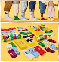 Cartoon-Themed Family Sock Ranges Image 1