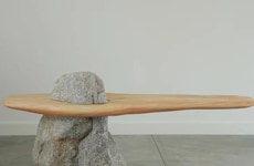 Sculptural Gravity Benches