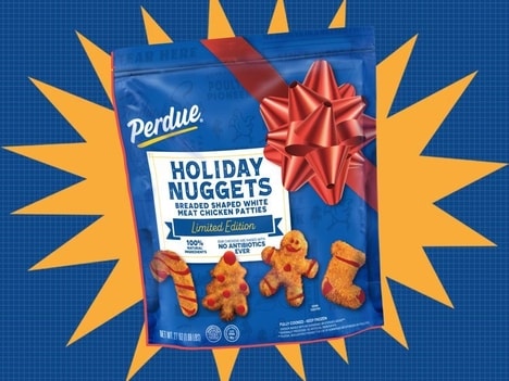 Festively Shaped Chicken Nuggets