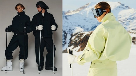 Collaborative Luxury Ski Fashions