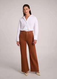 Curve-Enhancing Wide Leg Jeans Image 2
