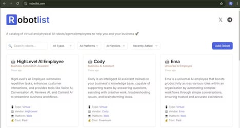 AI Workforce Directories