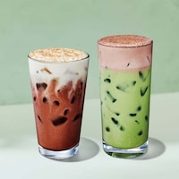 Chilled Dubai Chocolate Drinks