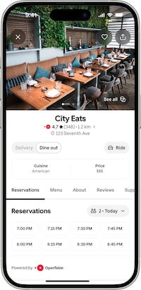 Restaurant Reservation App Features Image 2