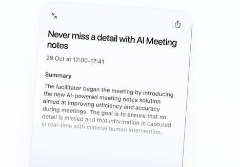 AI Meeting Notepads