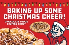 Fudge-Stuffed Dessert Pizzas