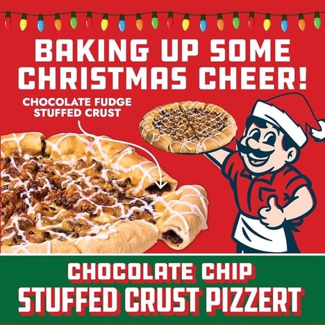 Fudge-Stuffed Dessert Pizzas