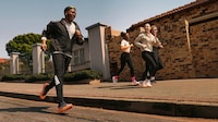 Lofty Long-Distance Running Shoes