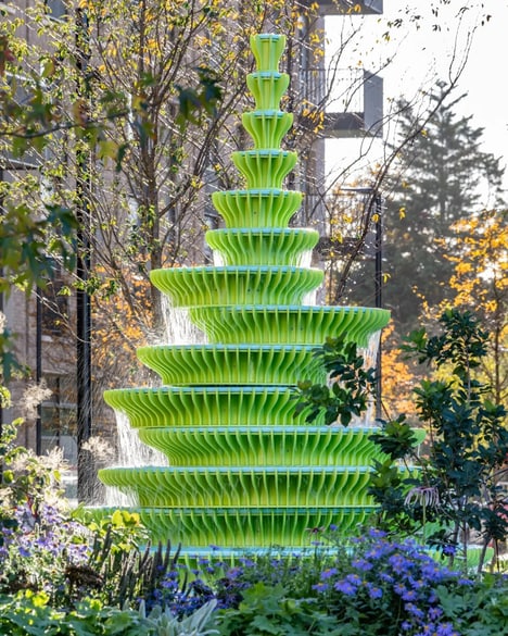 Vibrant Public London Fountains