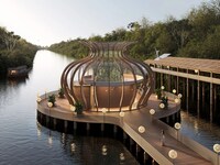 Bamboo Forest Structures Image 1