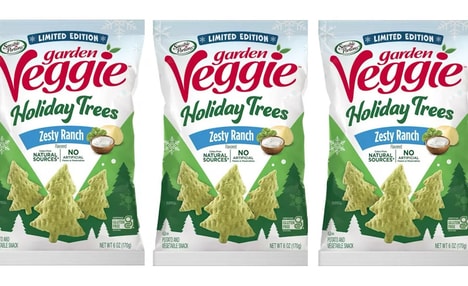 Christmas Tree-Shaped Veggie Snacks