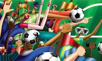 Whimsical Soccer-Themed Illustrations Image 3