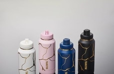 Japanese Art-Inspired Water Bottles