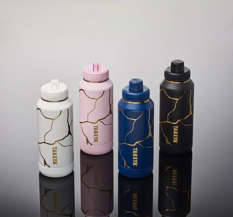 Japanese Art-Inspired Water Bottles