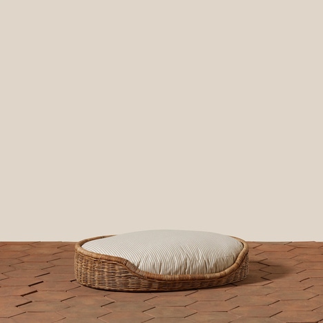 Chic Woven Dog Beds