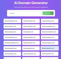 AI Domain Name Generators