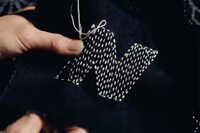 Hand Stitched Collab Shoes Image 4