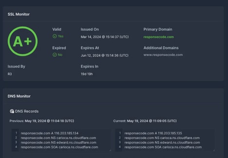 Real-Time Website Monitoring